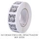 Pack 2000 etiquetas anti robo 410 blanca desactivable 7551246 checkpoint