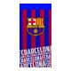 Toalla playa algodon fc barcelona 70 x 140cm