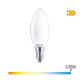 Bombilla vela led e14 6,5w 806lm 6500k luz fria ø3,5x9,7cm. philips