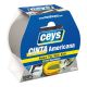 Ceys cinta americana plata rollo 10m x 50mm 507602